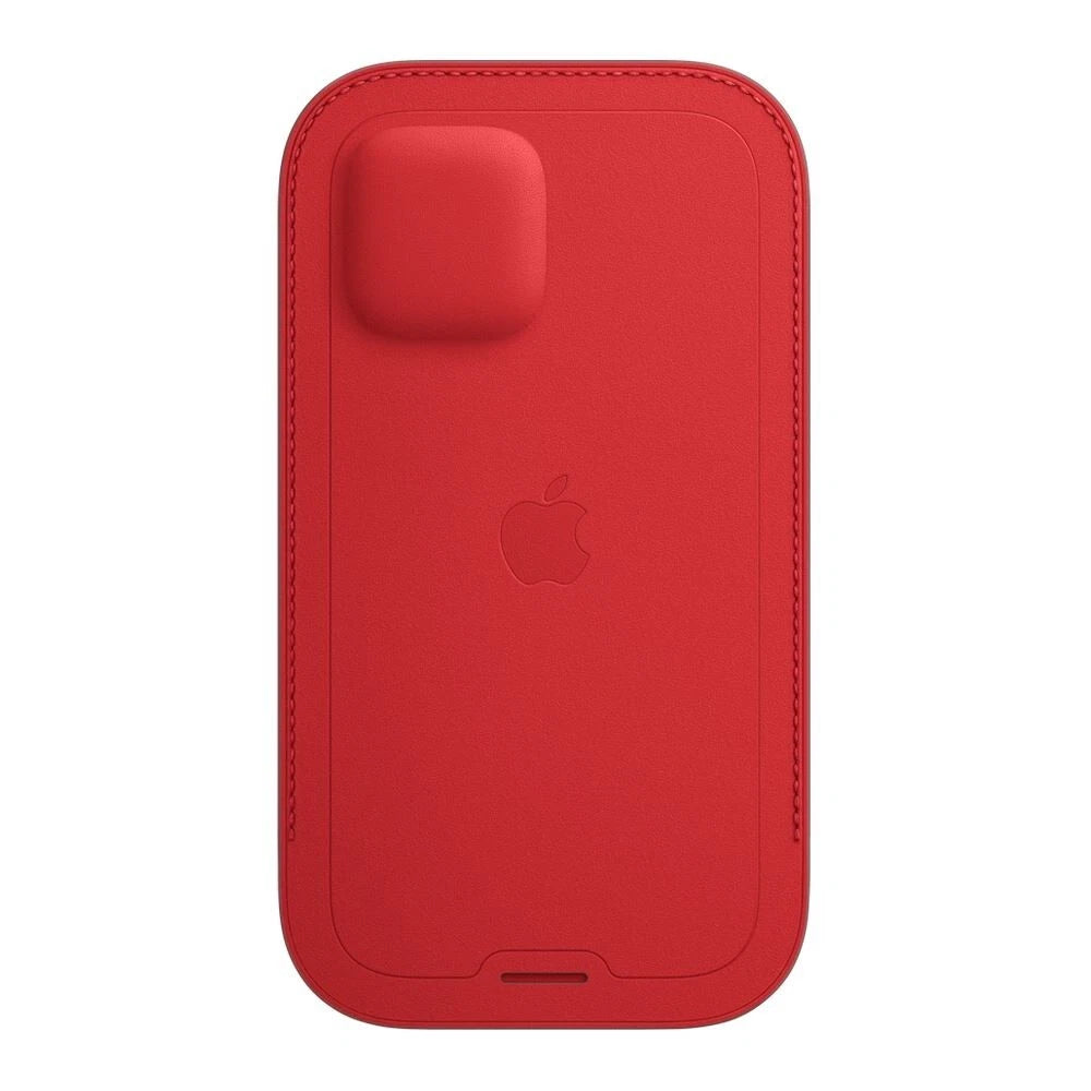 جراب جلدي من Apple مع MagSafe لجهاز iPhone 12 Pro Max - (منتج) أحمر