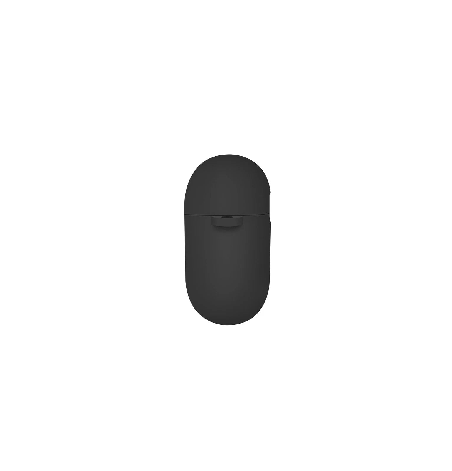 جراب UNIQ Nexo من السيليكون مع خطاف للأذن باللون الأسود - جراب AirPods 4