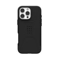 جراب UAG لهاتف iPhone 16 Pro Max مقاس 6.9 بوصة من سلسلة Civilian - مقاوم للصدمات، أسود