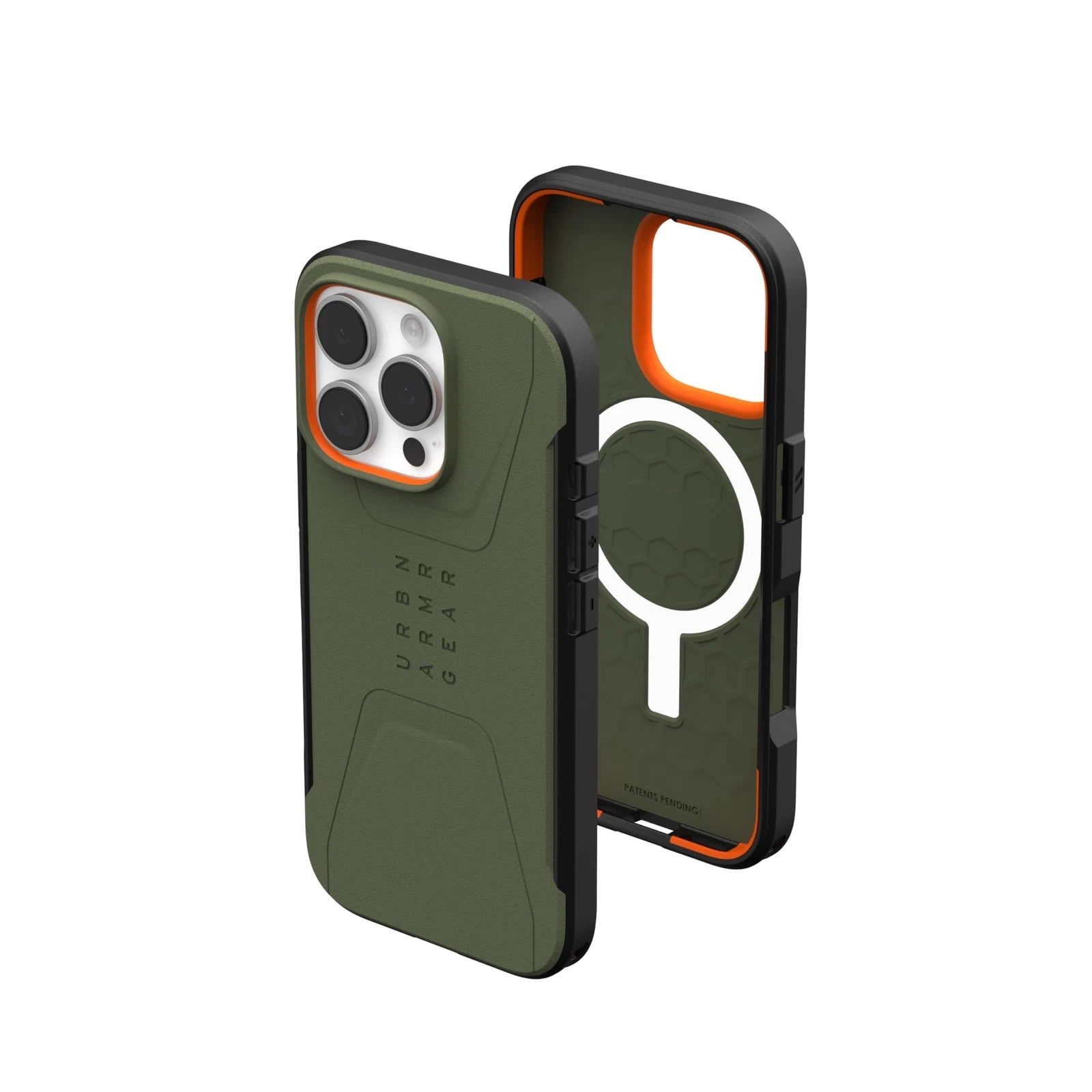 UAG iPhone 16 Pro Case 6.3" Civilian - Rugged Slim Sleek Shockproof, Olive Drab