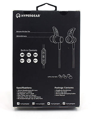 HyperGear Wireless MagBuds Bluetooth Wireless Earphones