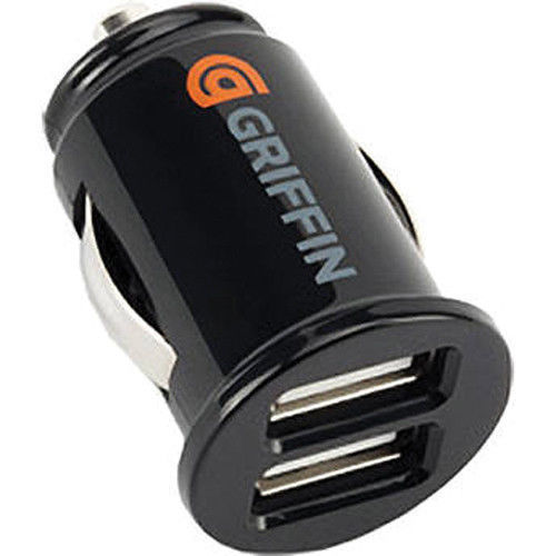 Griffin Power Jolt 1 Amp Dual USB Car Charger Adapter Black
