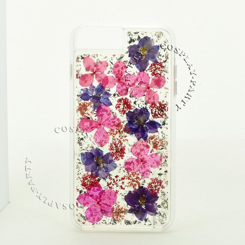 جراب Case Mate iPhone 7 Plus وiPhone 8 Plus ببتلات زهور أرجوانية قيراطية حقيقية