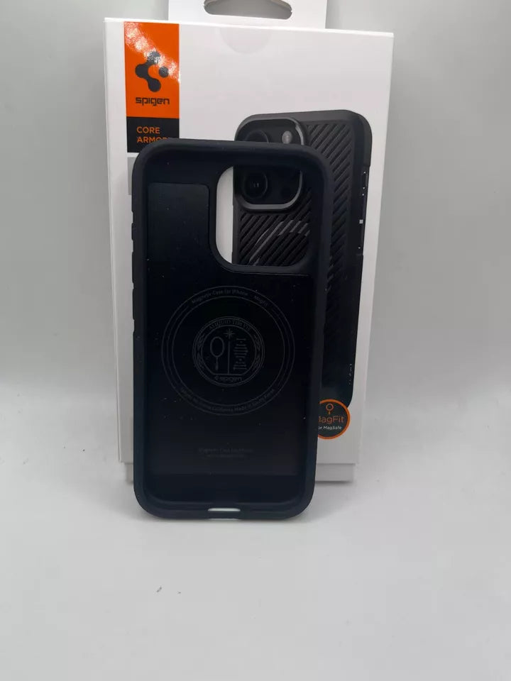 Spigen Core Armor MagFit MagSafe Case For iPhone 15 Pro (6.1") Only - Black