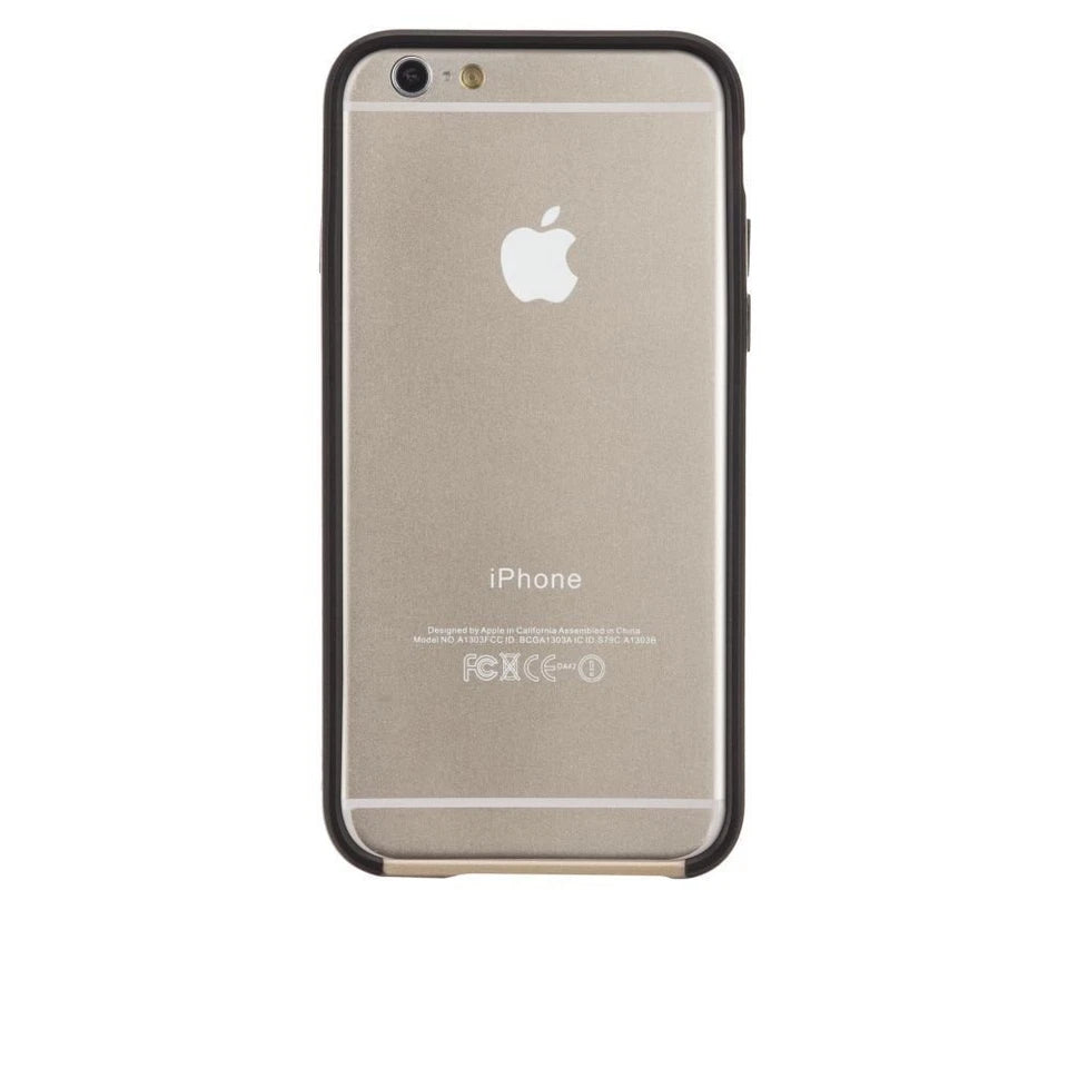 جراب Case-mate Tough Frame BUMPER لهاتف Apple iPhone 6 6S - أسود شامبانيا 