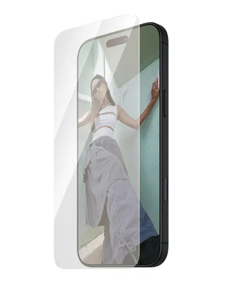 واقي شاشة بانزر جلاس الآمن لجهاز آيفون 16 برو