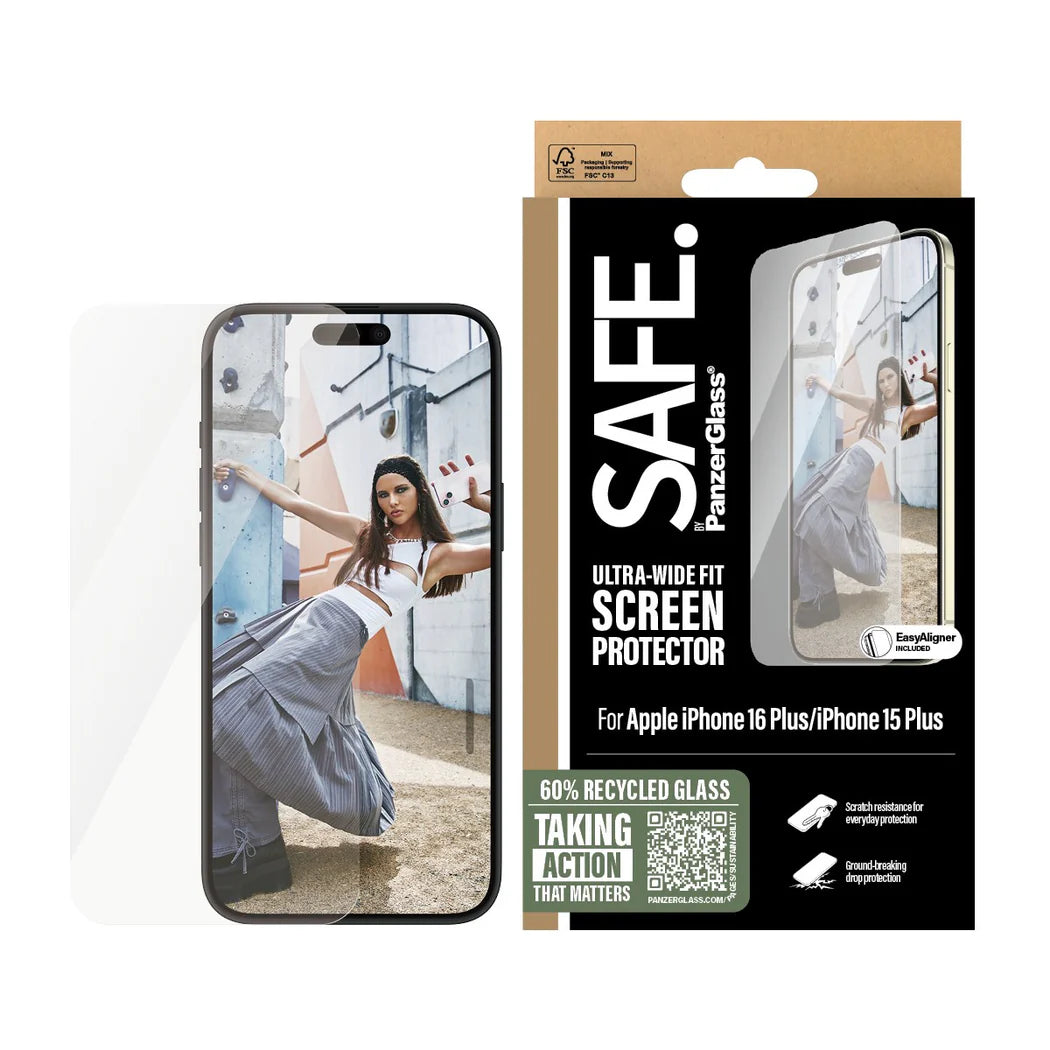 PG Apple iPhone 16 Plus / iPhone 15 Plus Screen Protector Clear