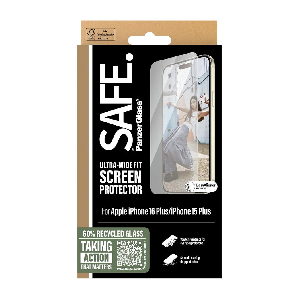 PG Apple iPhone 16 Plus / iPhone 15 Plus Screen Protector Clear