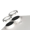 واقي عدسة الكاميرا PanzerGlass SAFE من PG EyeCare باللون الفضي اللامع - iPhone 16 / iPhone 16 Plus