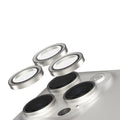 واقي عدسة الكاميرا PanzerGlass SAFE من PG EyeCare باللون الفضي اللامع - iPhone 16 Pro / 16 Pro Max