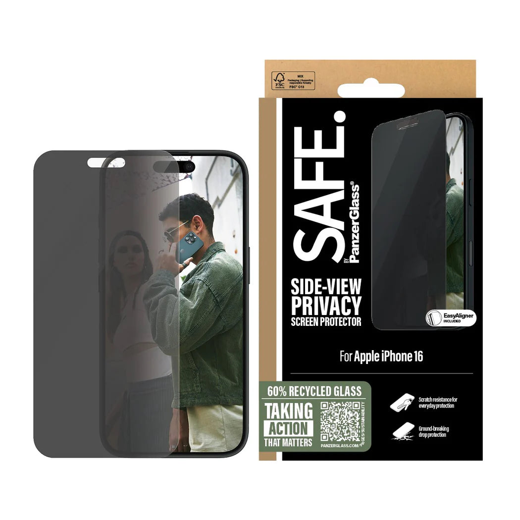 PG Apple iPhone 16 / iPhone 15 Privacy Screen Protector Clear