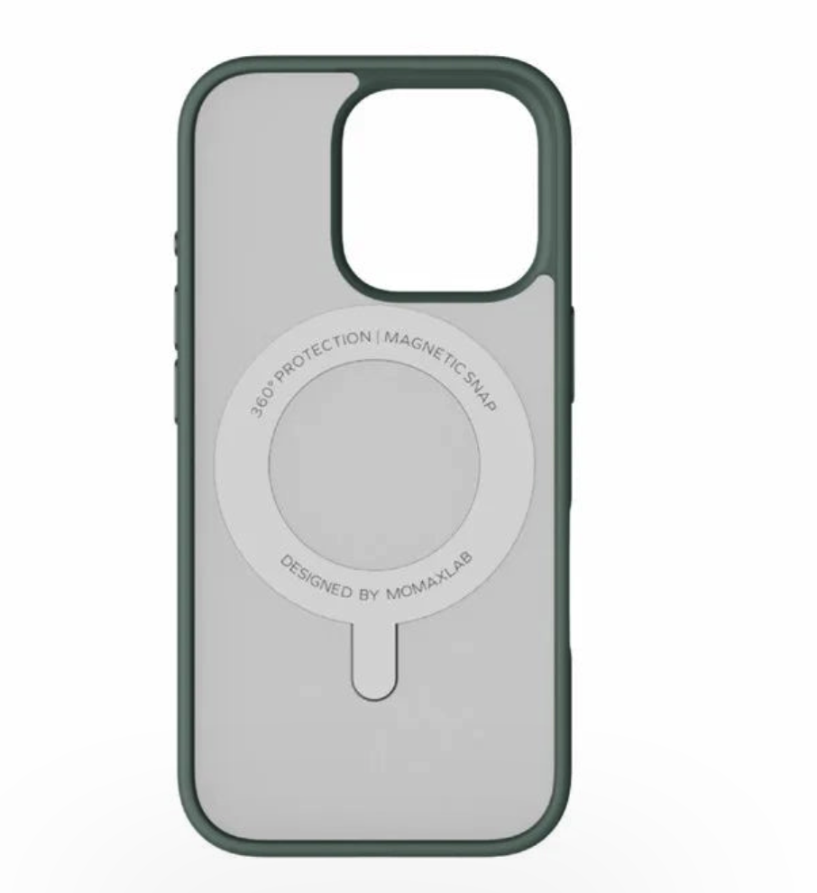 غطاء موماكس المغناطيسي الدوار لهاتف يو فون 16 برو، أخضر