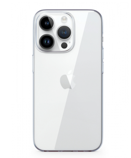 EPICO Twiggy Gloss Case - iPhone 14 Pro (6.1") - Transparent White