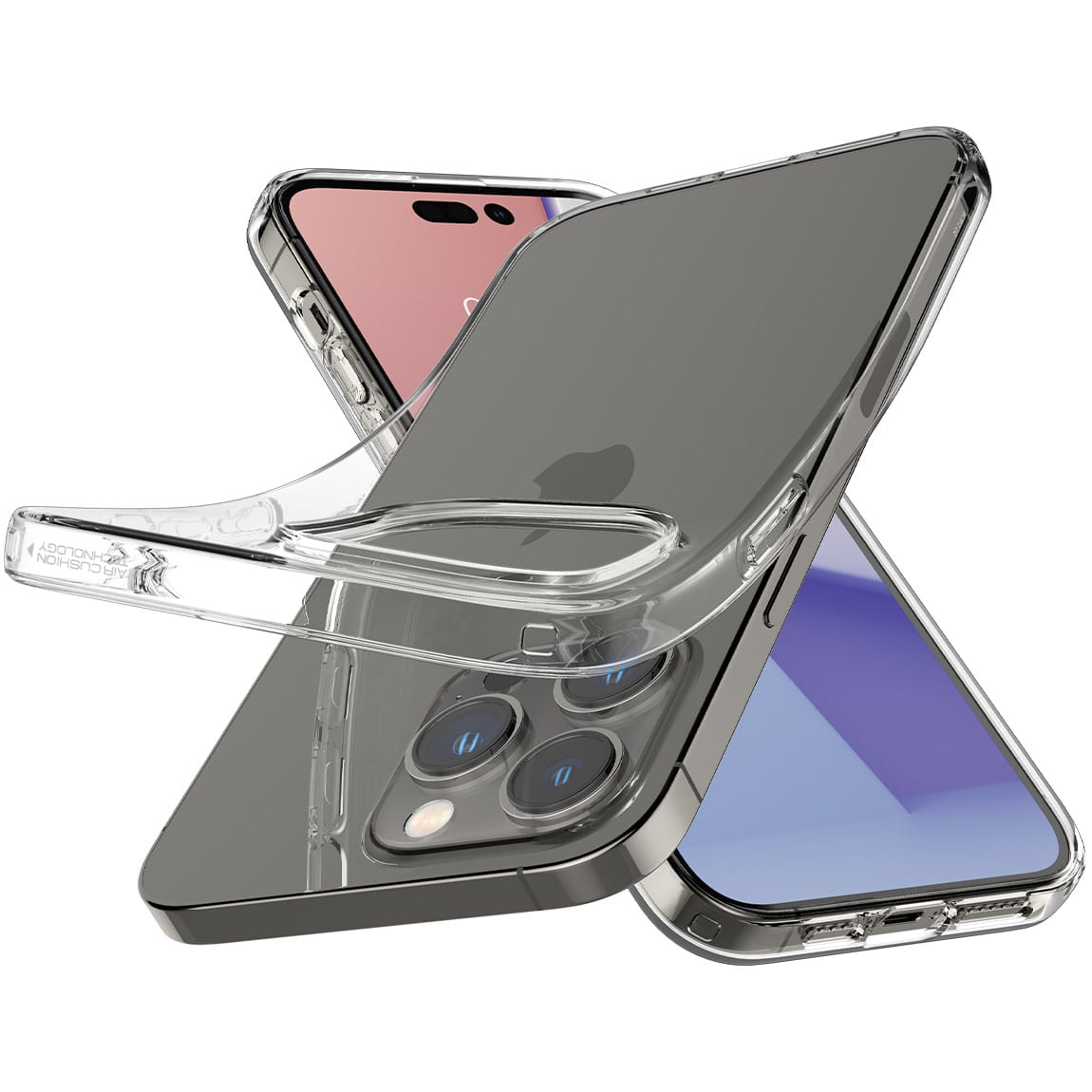 Spigen Crystal Flex Case for iPhone 14 Pro, Clear
