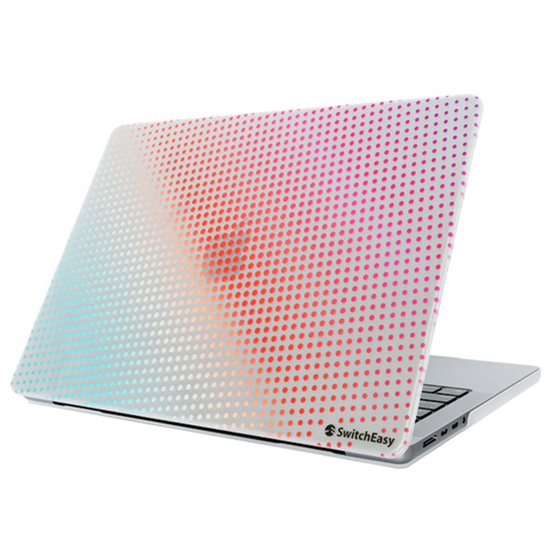 حافظة Dopredaj SwitchEasy Hardshell Dots لما قبل ماك بوك برو 16 بوصة M1/M2/M3/M4 - أورورا