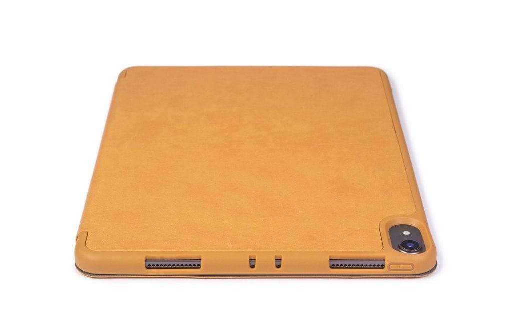 جراب Torrio Plus لجهاز iPad Pro 11 مزود بخاصية التعرف على الوجه وفتحة قلم رصاص، لون بني