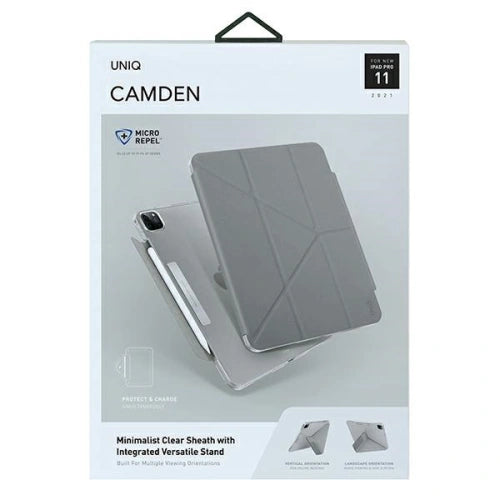 UNIQ Camden Apple iPad Pro 11 2021 رمادي أحفوري مضاد للميكروبات