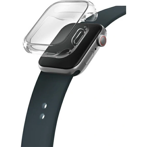 جراب UNIQ Garde لساعة Apple Watch 4/5/6/7/8/9/SE مقاس 44/45 مم شفاف/شفاف
