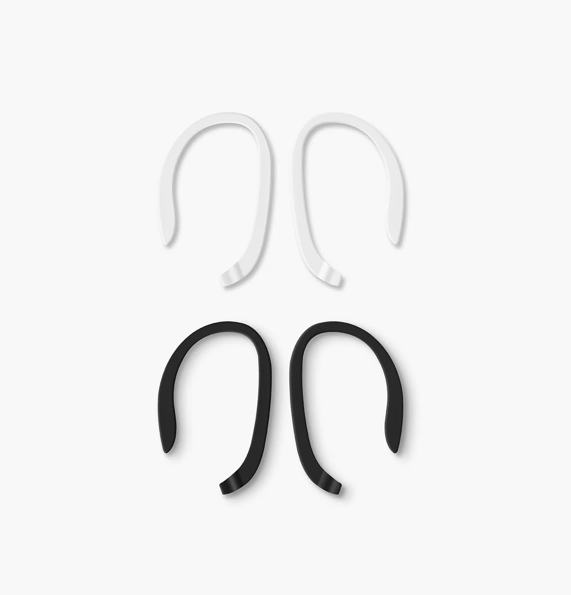 UNIQ Loop Sports Ear Hooks AirPods white-black/white-black dual pack