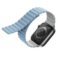 ساعة UNIQ Revix Apple Reversible Magnetic Watch Series 40/41mm باللون الأبيض/الأزرق