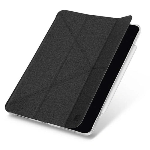 UNIQ Yorker Kanvas Apple iPad Air 10.9 2020/2022 (4 i 5 gen) / iPad Air 11 2024 (6 gen) obsidian knit black Antimicrobial