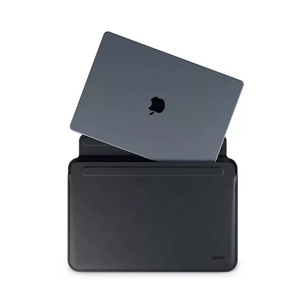 EPICO Leather Sleeve for MacBook Pro 16" - black