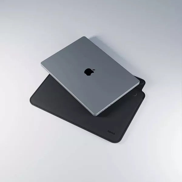 EPICO Leather Sleeve for MacBook Pro 16" - black