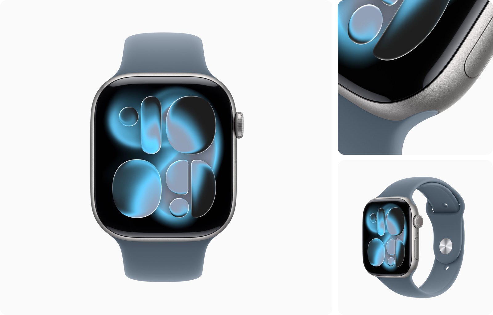 Apple Watch Series 11 GPS + Cellular 42mm Space Grey Aluminium Case with Black Sport Band - M/L