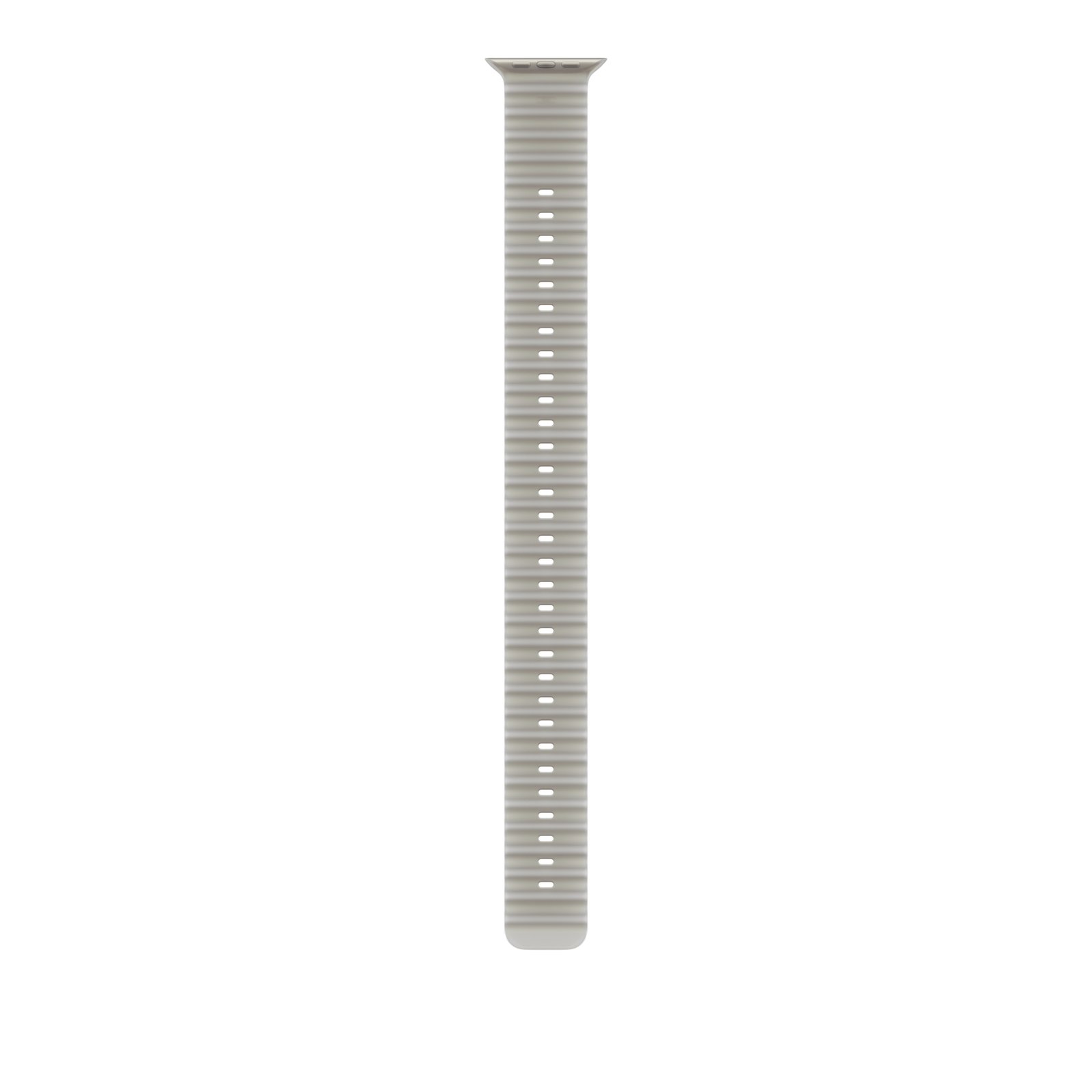 49mm Translucent Grey Ocean Band Extension - Natural Titanium Finish