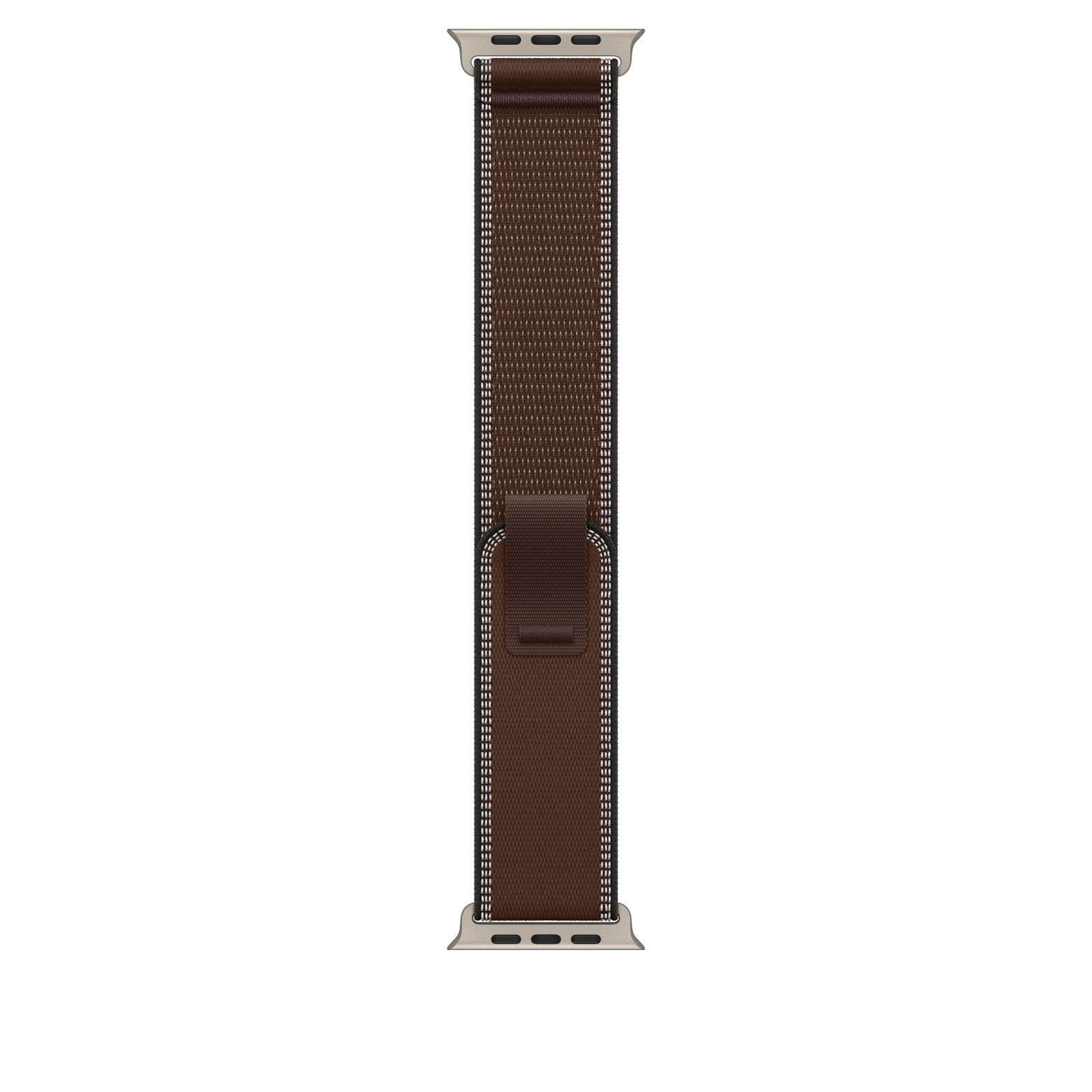 49mm Dark Umber Trail Loop - M/L - Natural Titanium Finish