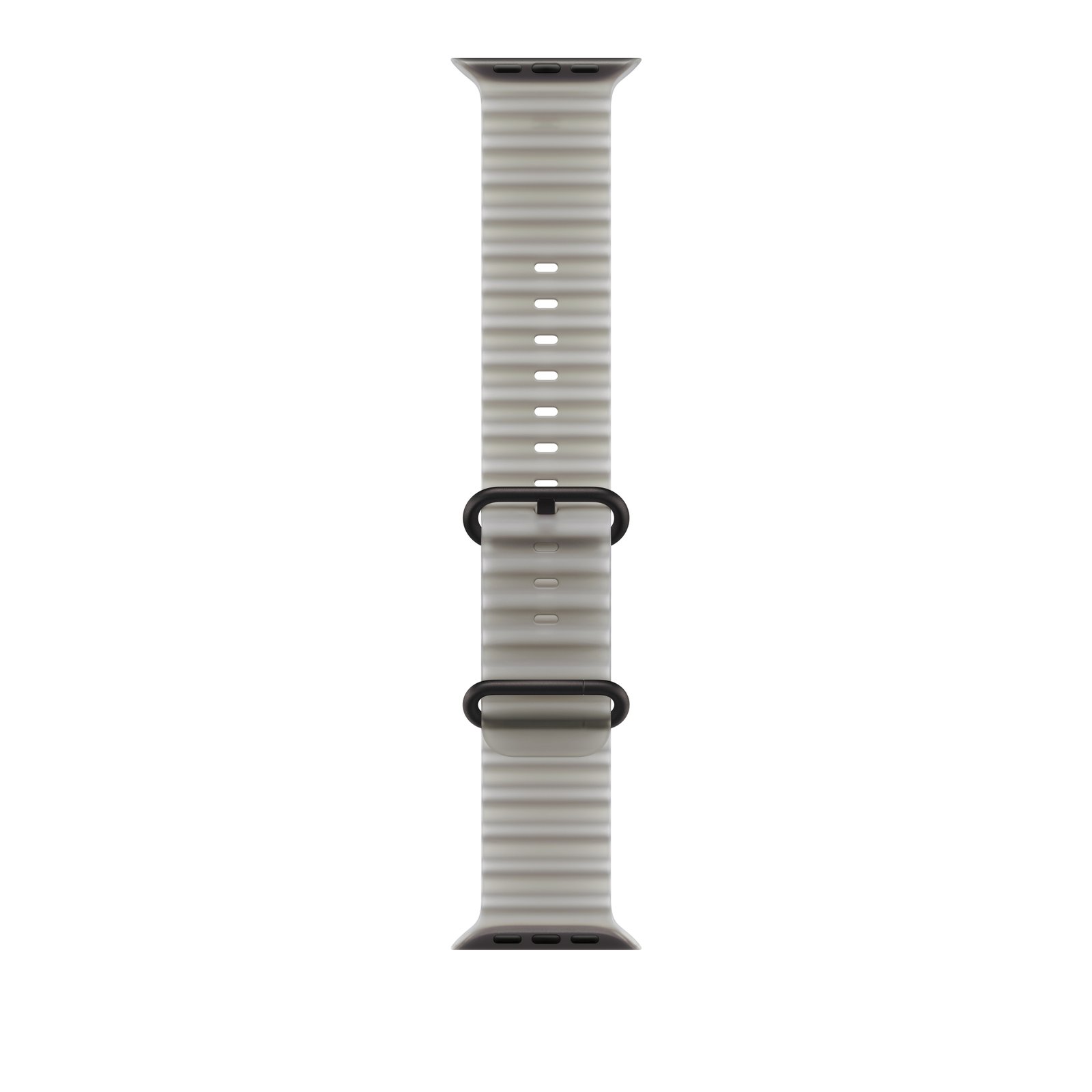 49mm Translucent Grey Ocean Band - Black Titanium Finish