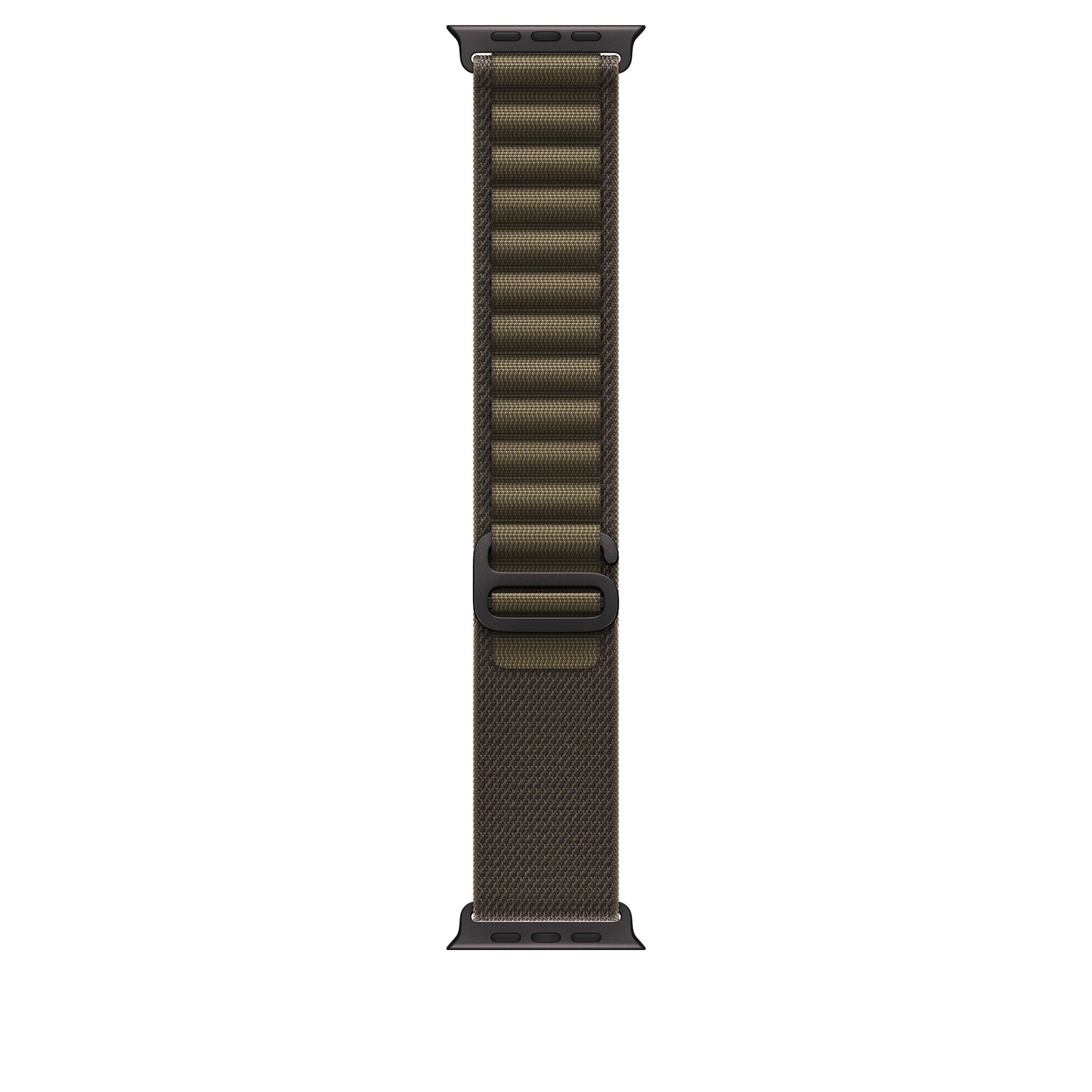 49mm Dark Olive Alpine Loop - Small - Black Titanium Finish