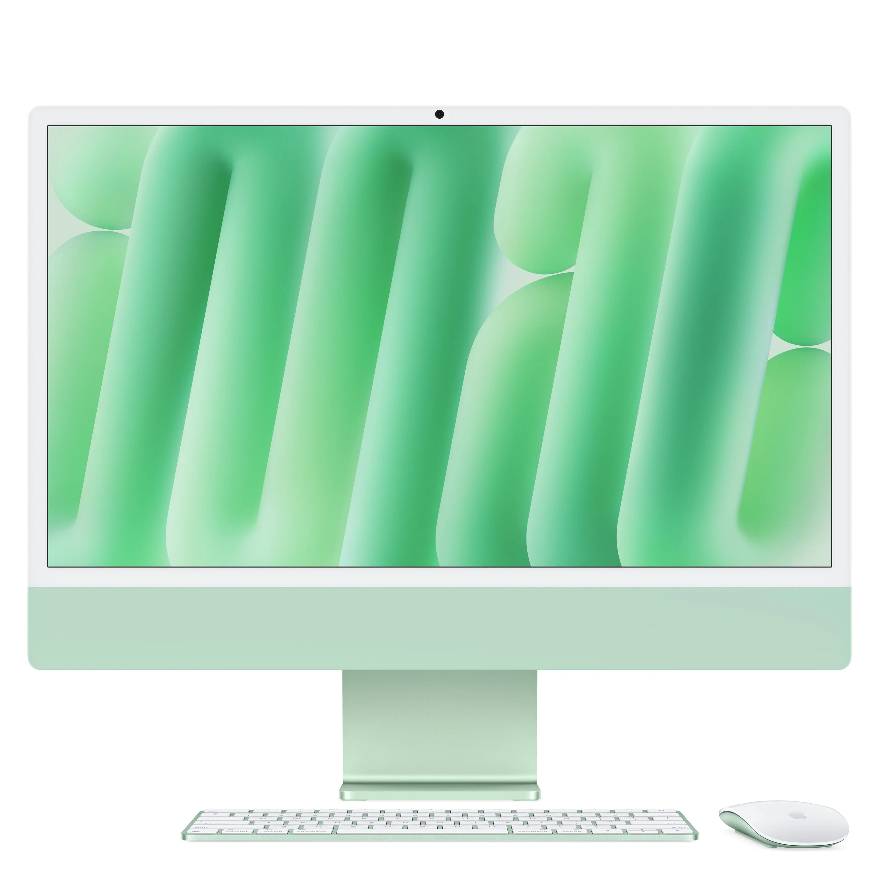 24-inch iMac with Retina 4.5K display: Apple M4 chip with 10-core CPU and 10-core GPU, 16GB, 256GB SSD - Green