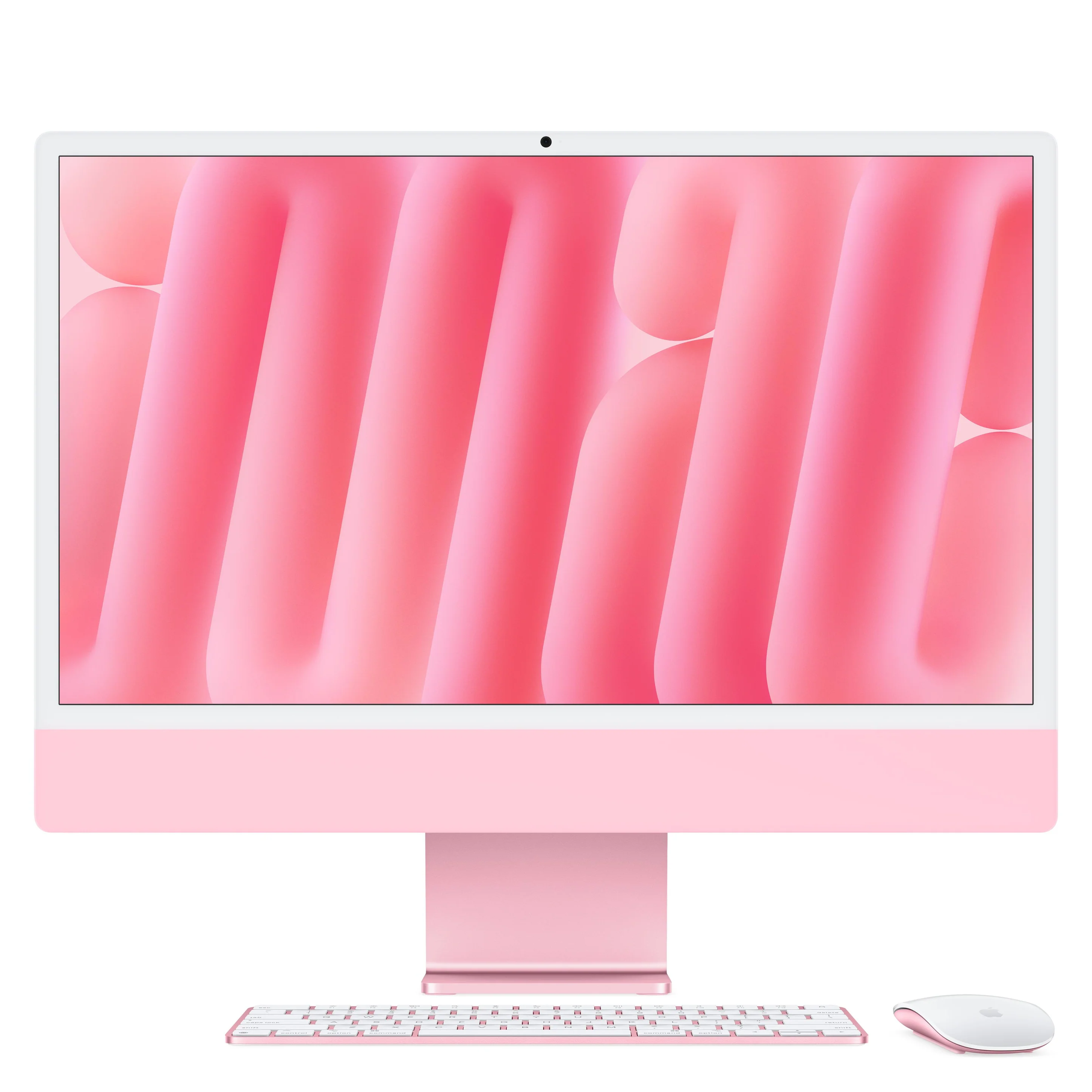 24-inch iMac with Retina 4.5K display: Apple M4 chip with 10-core CPU and 10-core GPU, 16GB, 256GB SSD - Pink