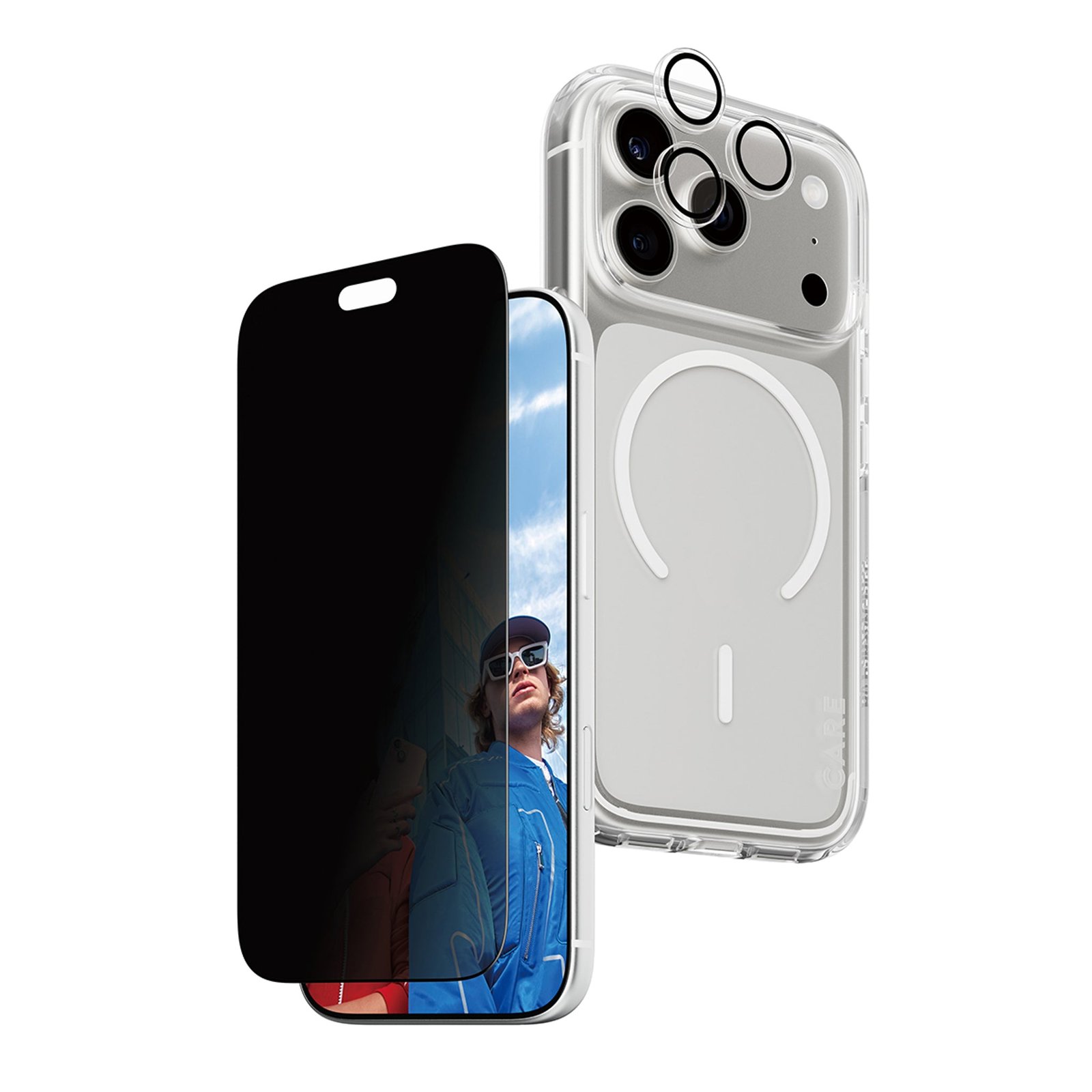 CARE Apple iPhone 2026 Pro Flagship Privacy 3-in-1 Bundle