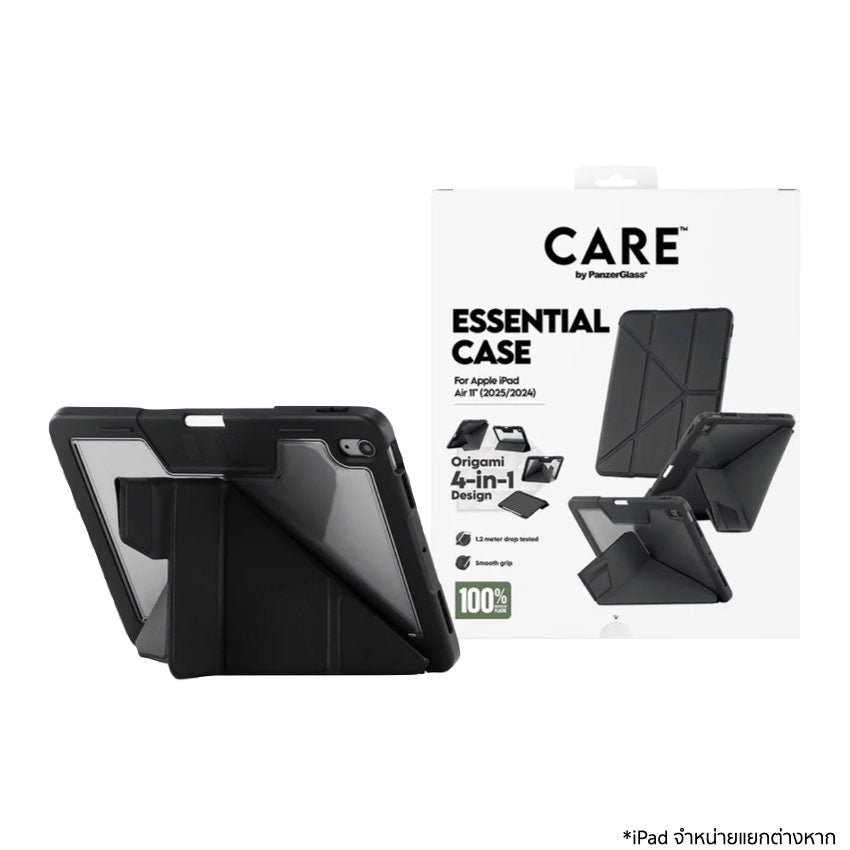 CARE™ by PanzerGlass Essential Case Black iPad Air 11" (2024-2026)