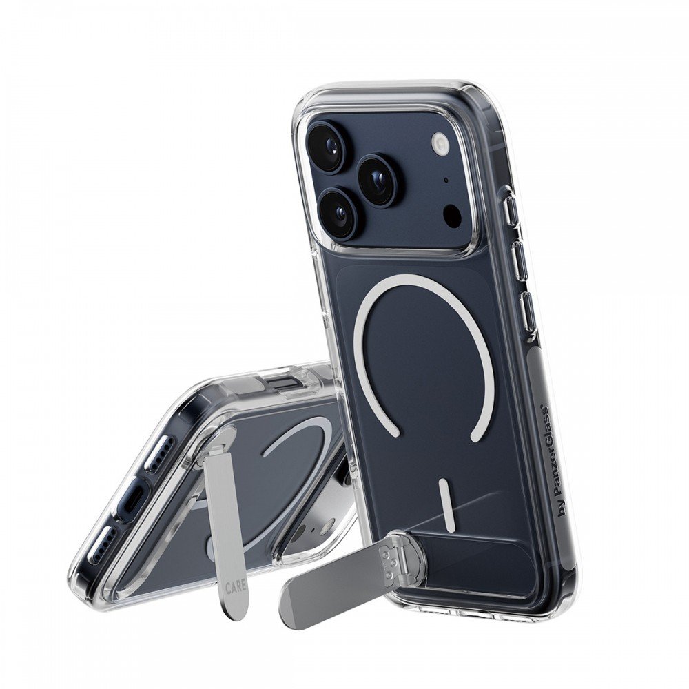 CARE Feature Transparent Case w. Kickstand iPhone 17 Pro