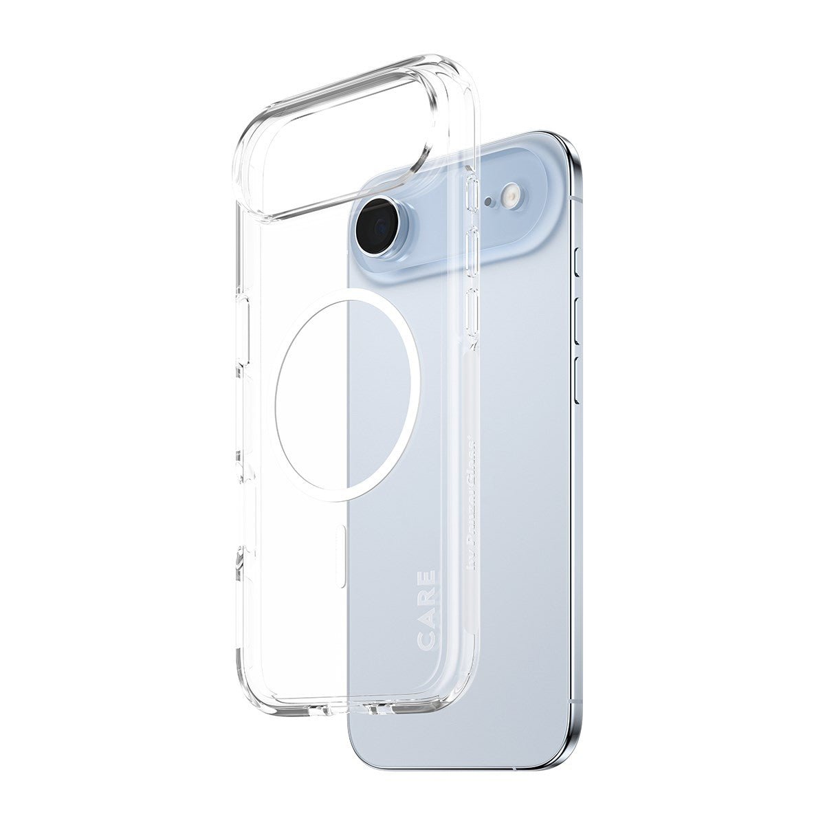 CARE Flagship Transparent w. White MagSafe iPhone 17 Air