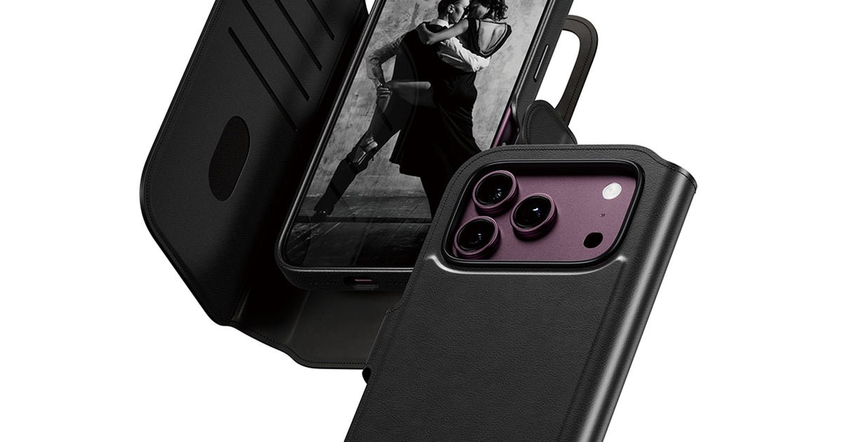CARE Tango 2in1 Black Wallet Case w. MagSafe Apple iPhone 2026 Pro