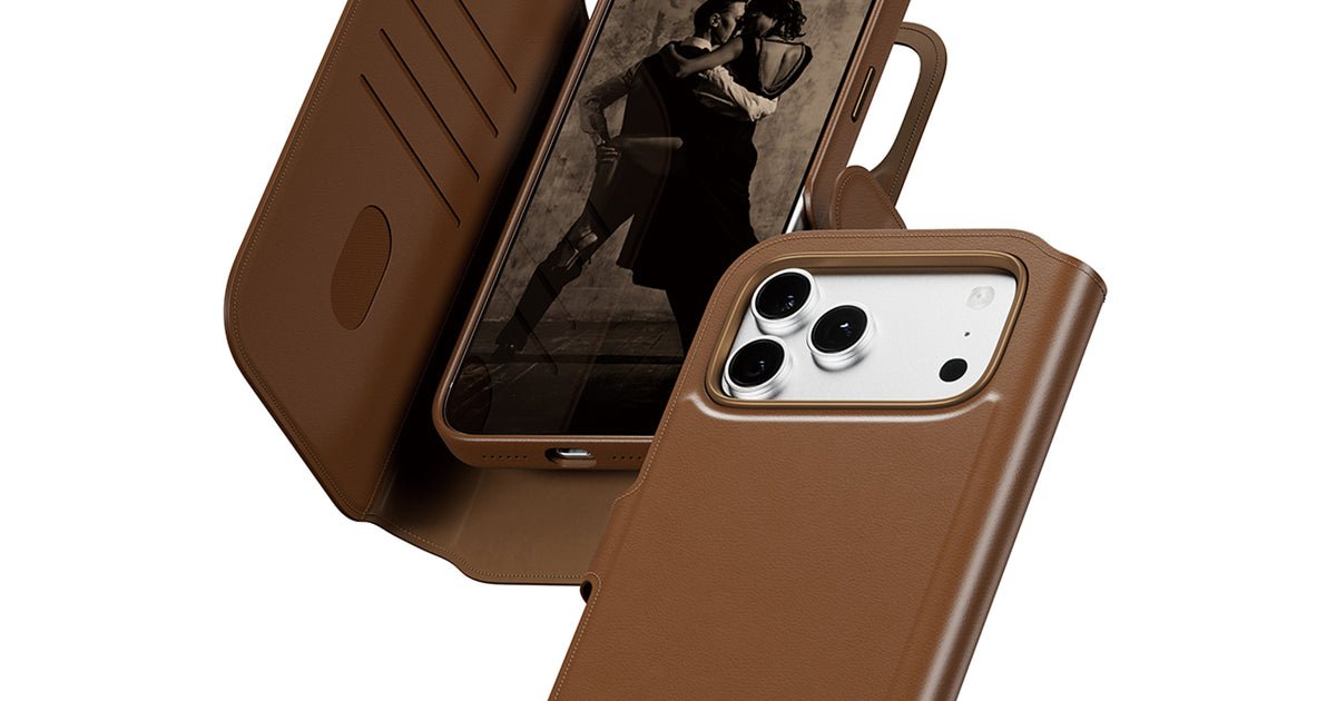 CARE Tango 2in1 Brown Wallet Case w. MagSafe Apple iPhone 2026 Pro Max