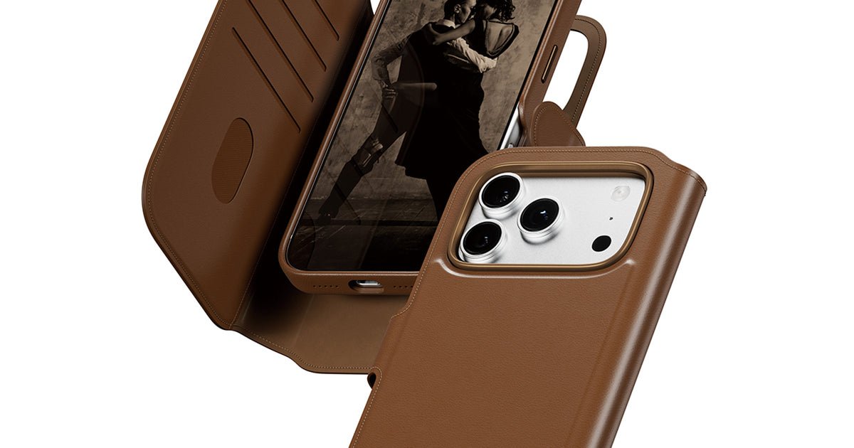 CARE Tango 2in1 Brown Wallet Case w. MagSafe Apple iPhone 2026 Pro