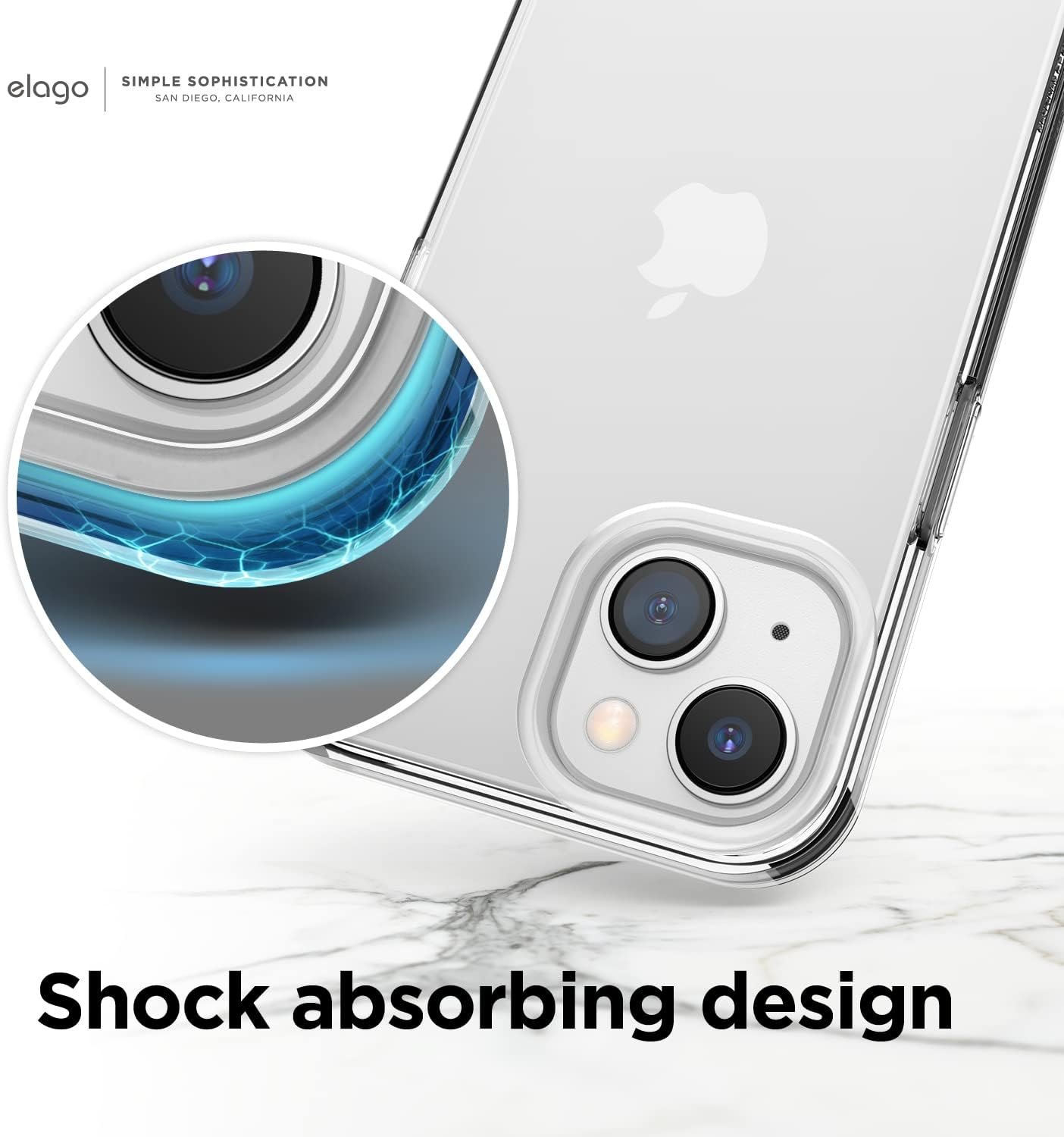 Elago HYBRID CASE for iPhone 14 (6.1 inch) - Clear