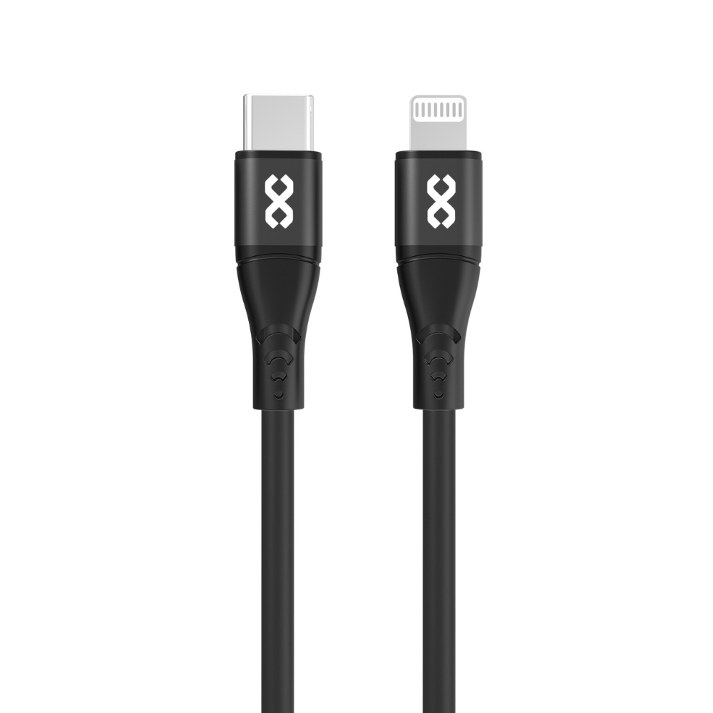 INFINYTY MWSLCLB MFi USB C to Lightning Silicone Cable 60W 1m Black