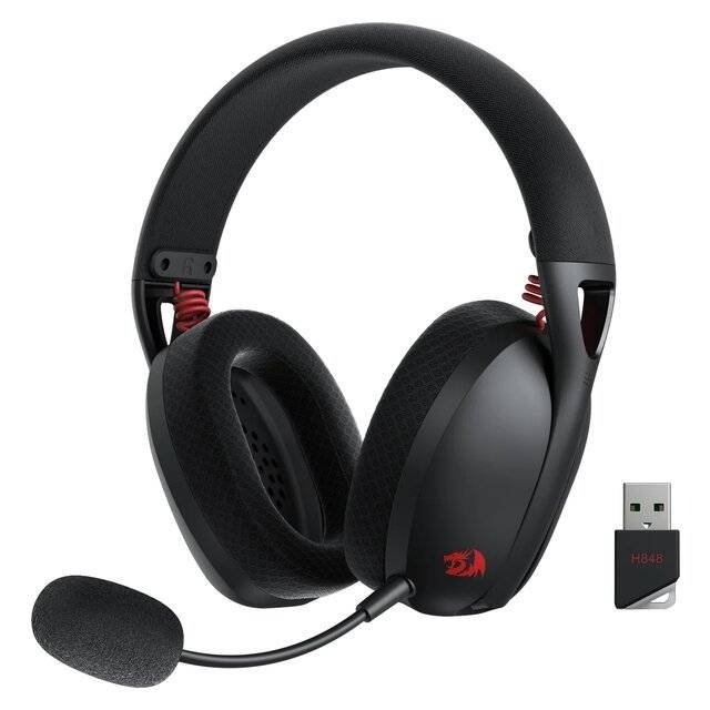 Redragon IRE Pro Ultra-Light Wireless Gaming Headset- Blue , H848- BlACK