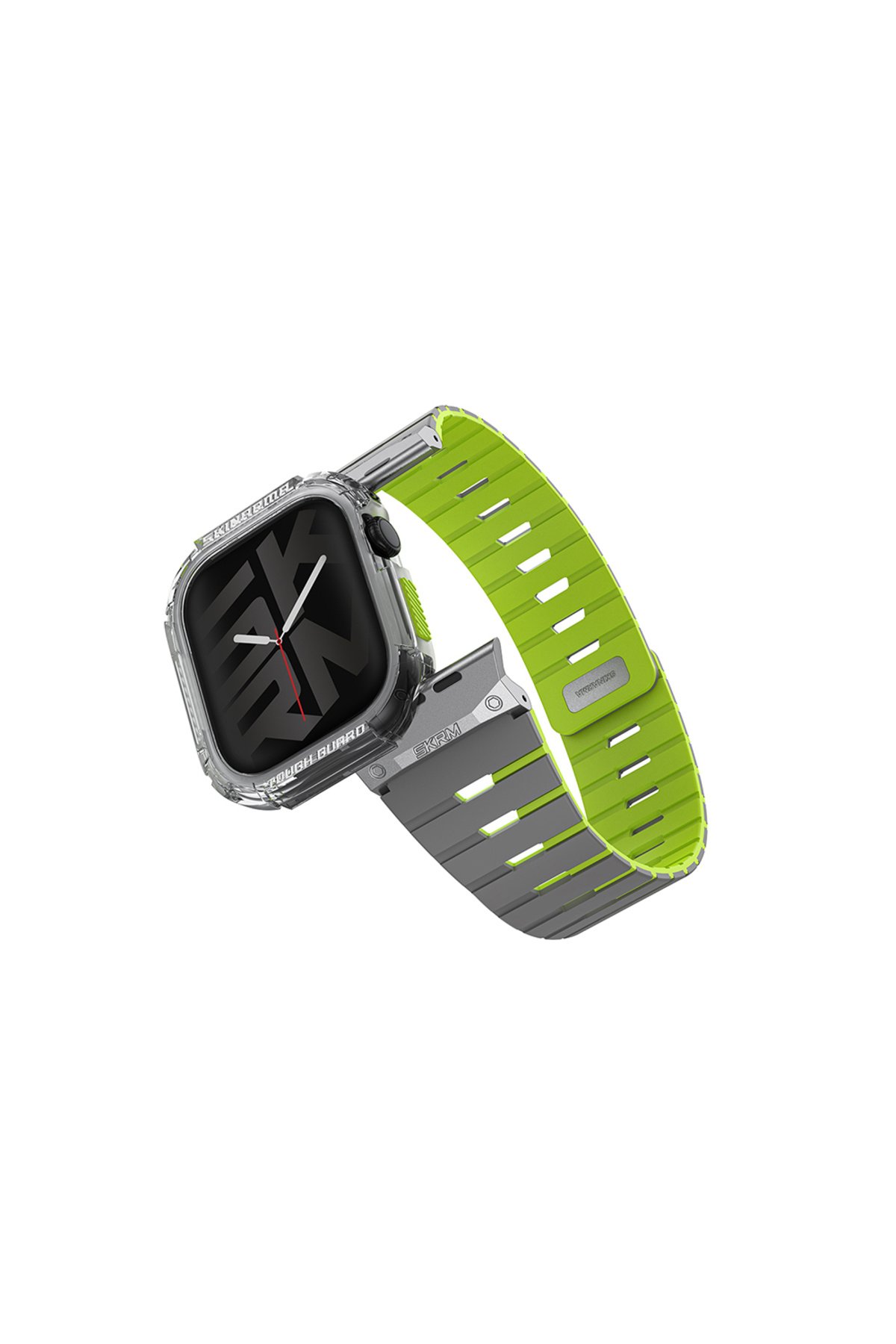 SKINARMA GEMINI Bundle Watch Strap + Watch Case 49mm – Lime Green