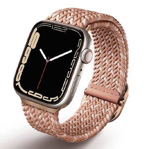 Uniq Aspen Designer Edition Braided Apple Watch Strap 41/40/38Mm - Citrus Pink (Citrus Pink)