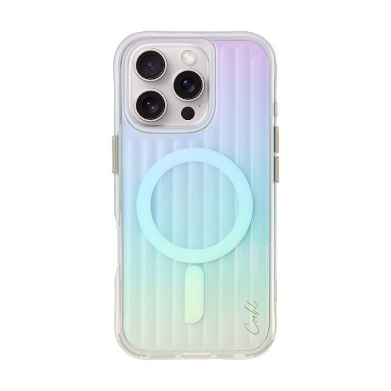 UNIQ COEHL IPHONE 16 (2024) 6.1 MAGNETIC CHARGING LINEAR - IRIDESCENT (IRIDESCENT)