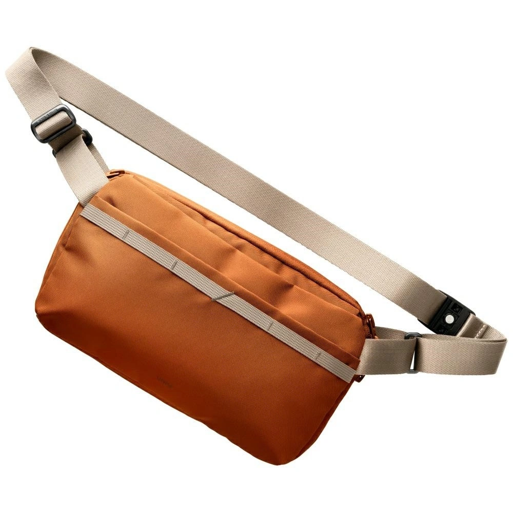 UNIQ DENVER CANVAS CROSSBODY BAG (5L) - BURNT ORANGE (BURNT ORANGE)