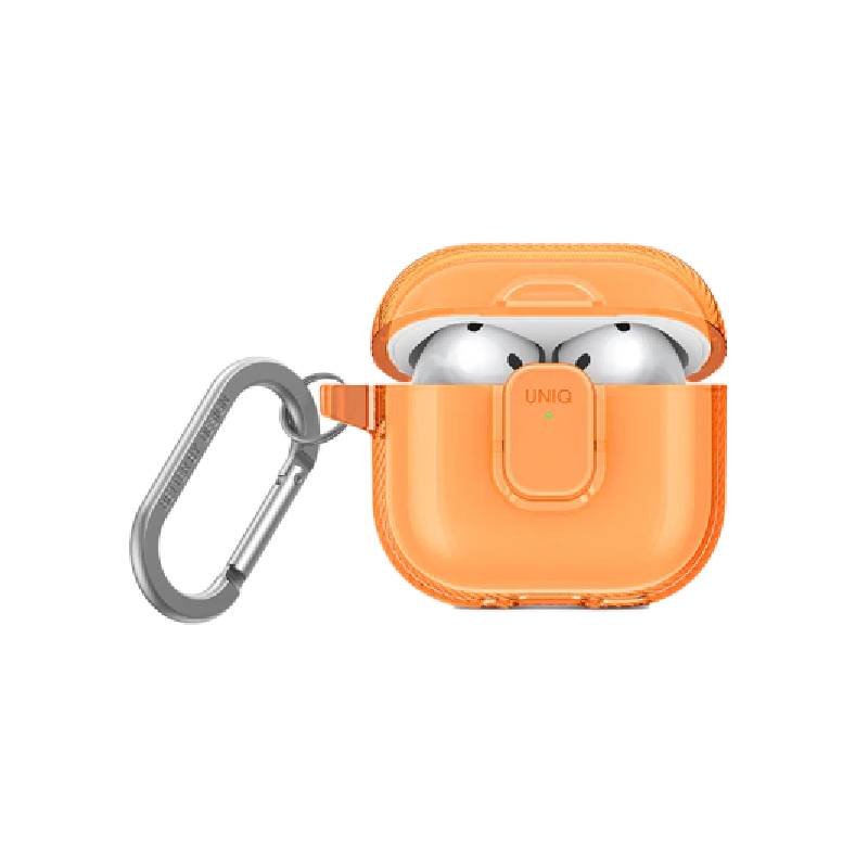 UNIQ GLASE PRO AIRPODS 4TH GEN LOCK CASE - GOLDEN CITRUS (GOLDEN CITRUS)