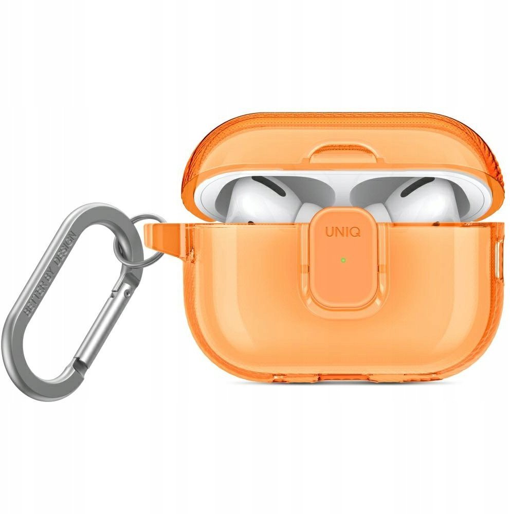 UNIQ GLASE PRO AIRPODS PRO 2ND GEN LOCK CASE - GOLDEN CITRUS (GOLDEN CITRUS)